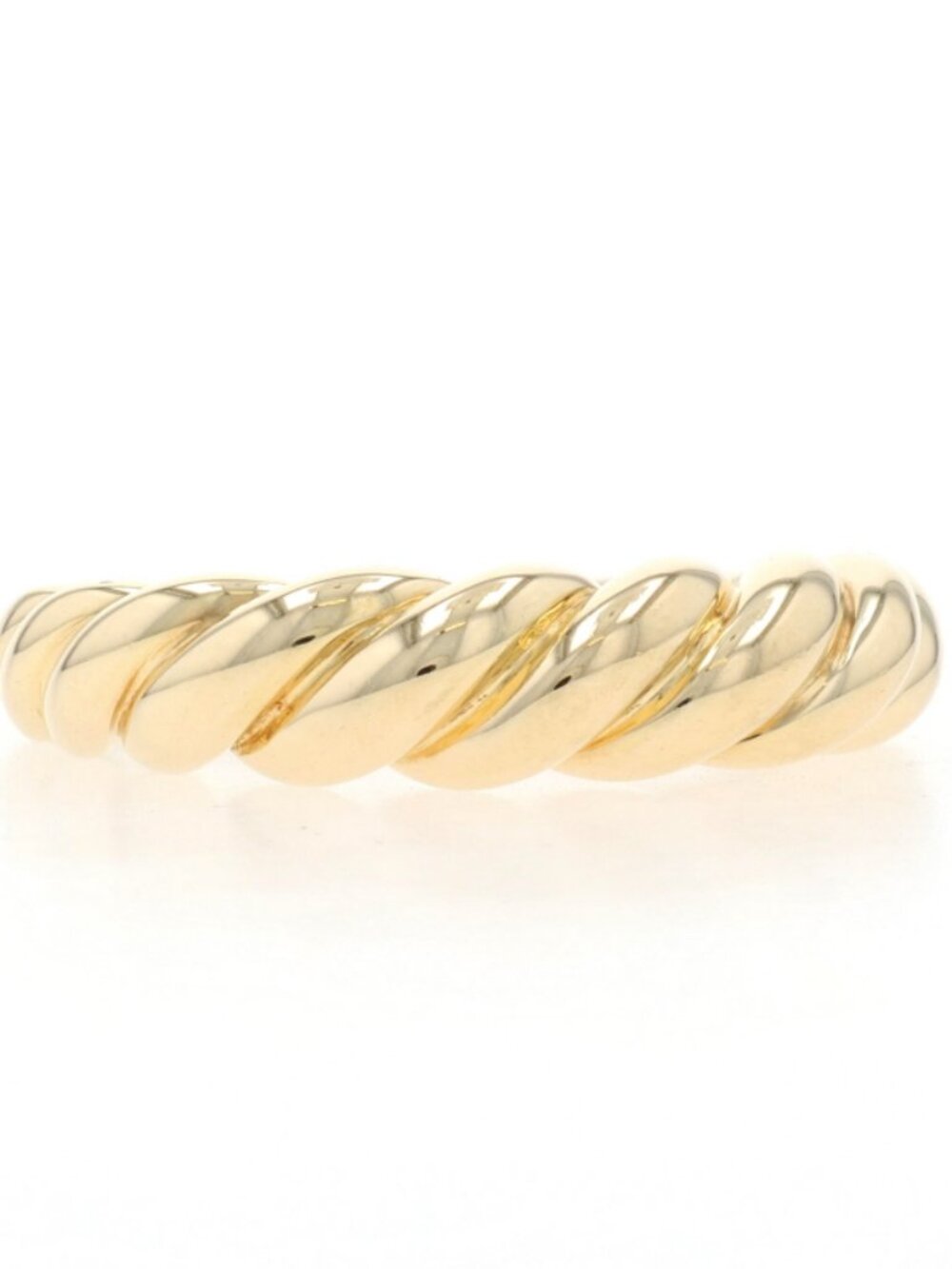 David Yurman Sculpted Cable Dome Band - Yellow Gold 18k SZ 7 Ring